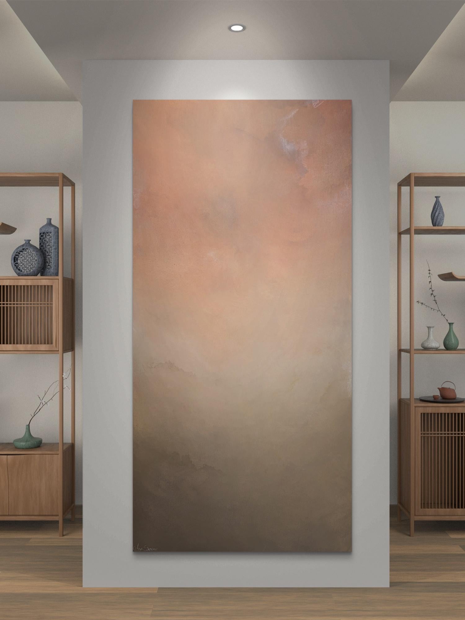 El camino brumoso de Gabriela Azar Schreiner. Pintura abstracta contemporánea 3
