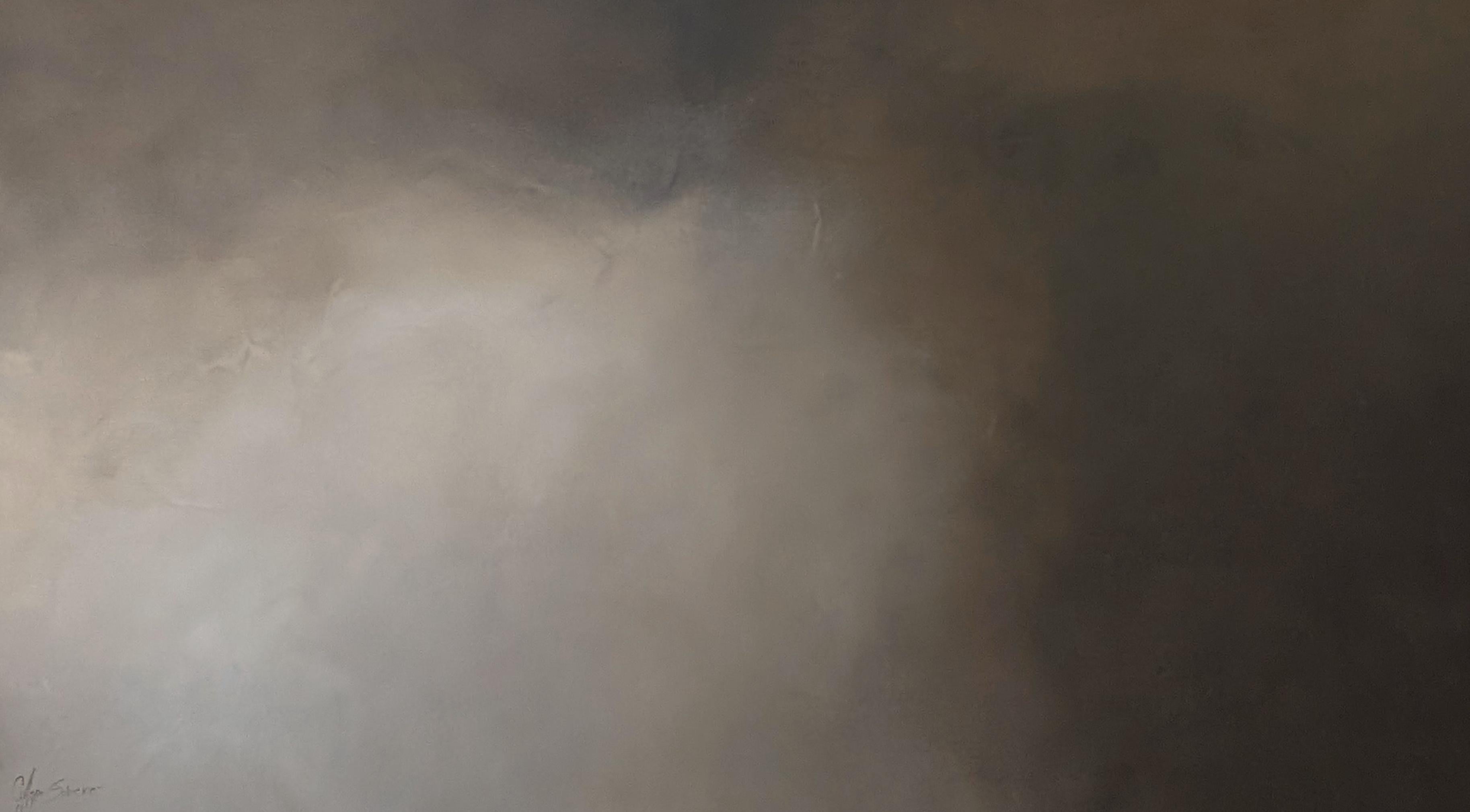 The Quiet of Night   by Gabriela Azar Schreiner. Contemporary abstract Painting For Sale 2