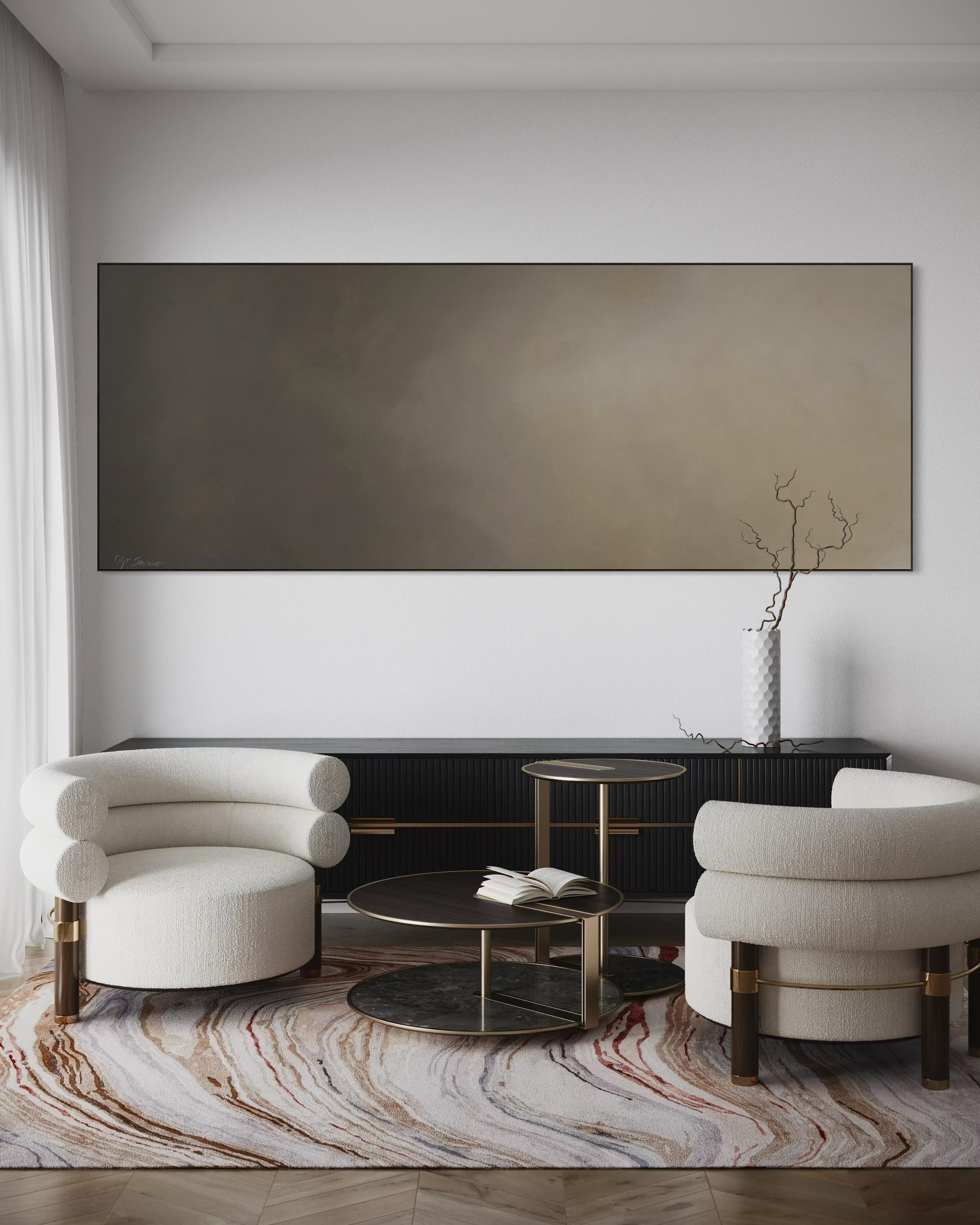 Tranquil Essence  Gabriela Azar Schreiner. Contemporary abstract Painting im Angebot 9