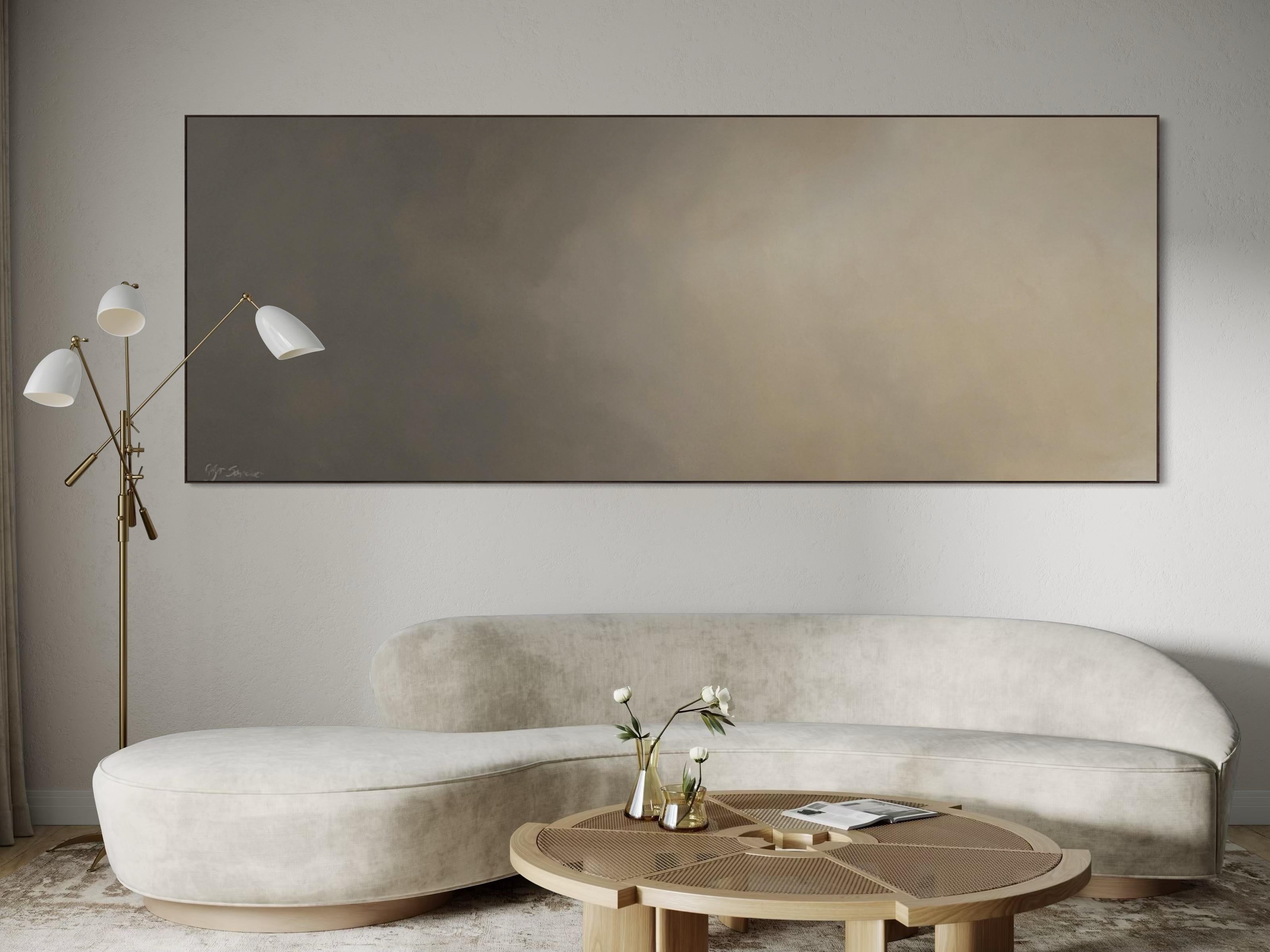 Tranquil Essence  Gabriela Azar Schreiner. Contemporary abstract Painting im Angebot 1