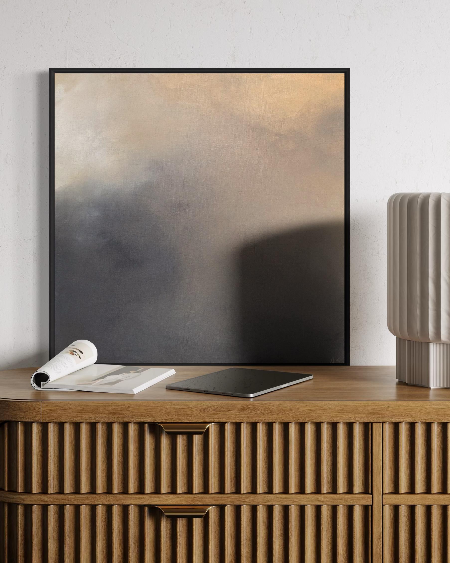 Transcend (black frame)  Contemporary abstract Painting For Sale 2