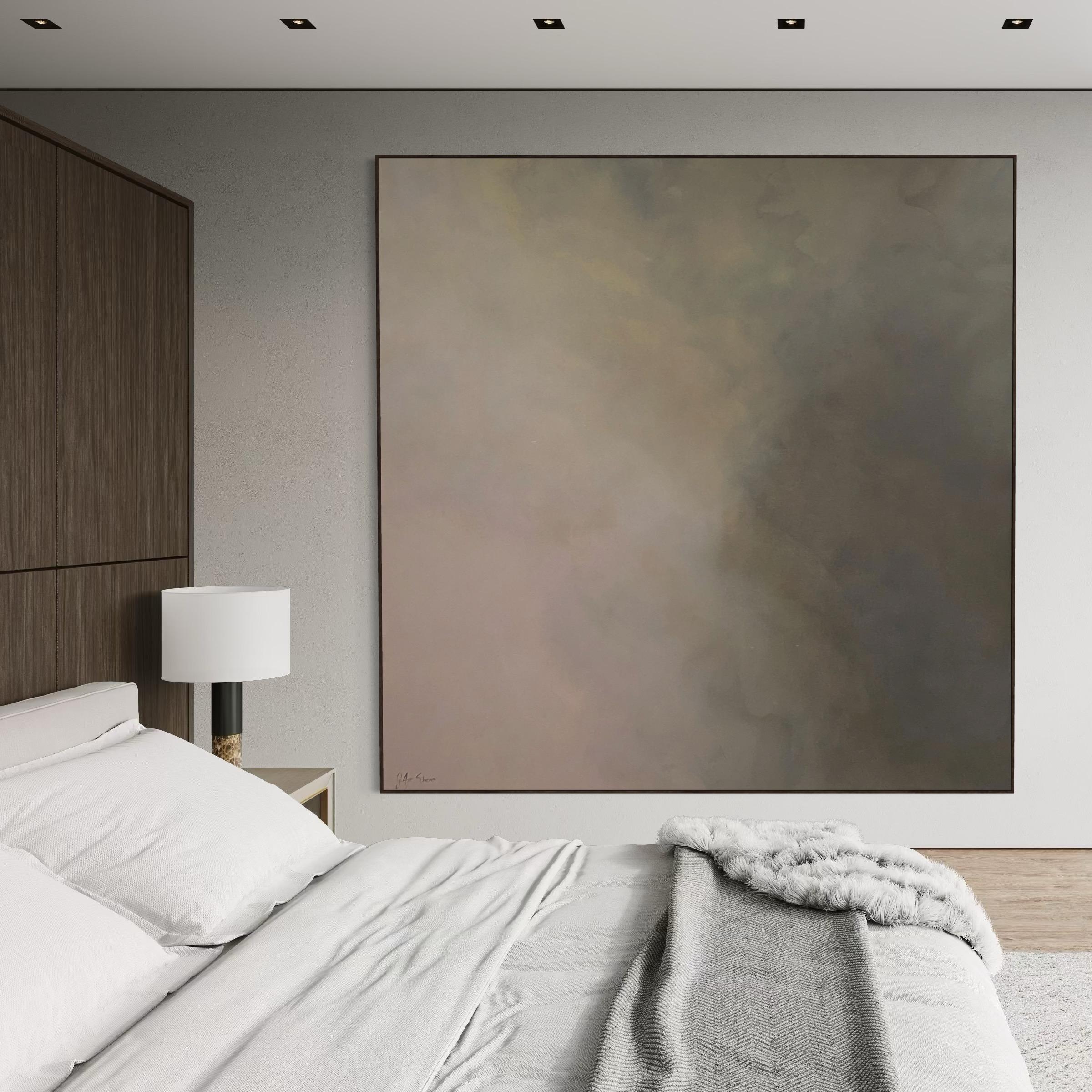 Twilight Calm de Gabriela Azar Schreiner. Peinture abstraite contemporaine en vente 6