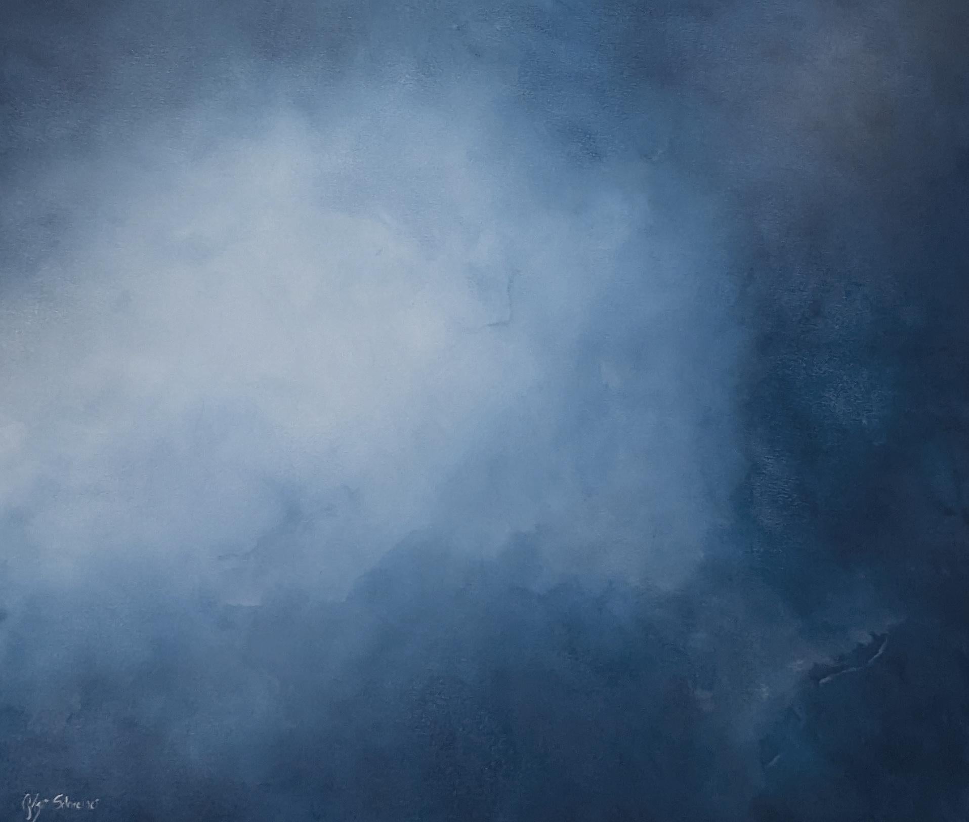 Under the Surface by Gabriela Azar Schreiner. Contemporary abstract Painting For Sale 6