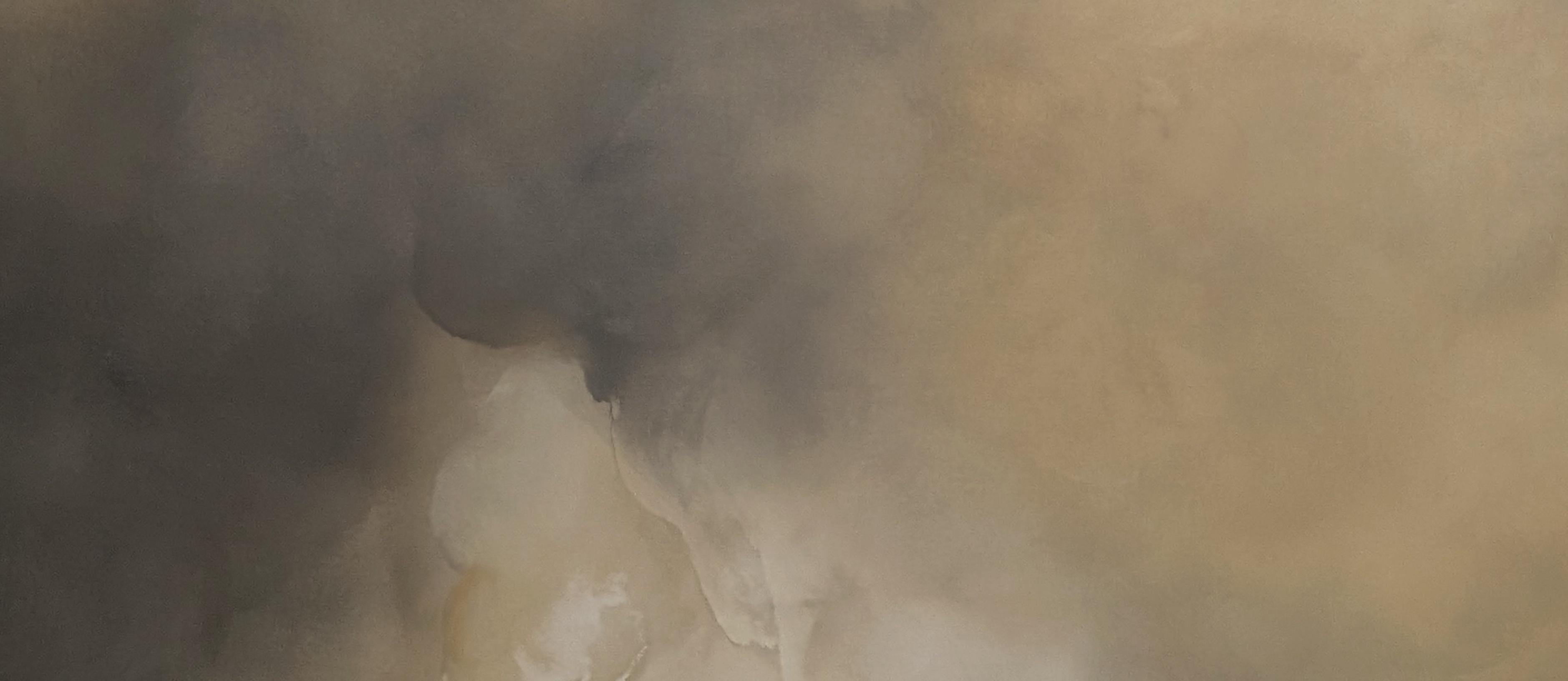 Verschwindendes Licht von Gabriela Azar Schreiner. Zeitgenössische abstrakte Malerei im Angebot 1