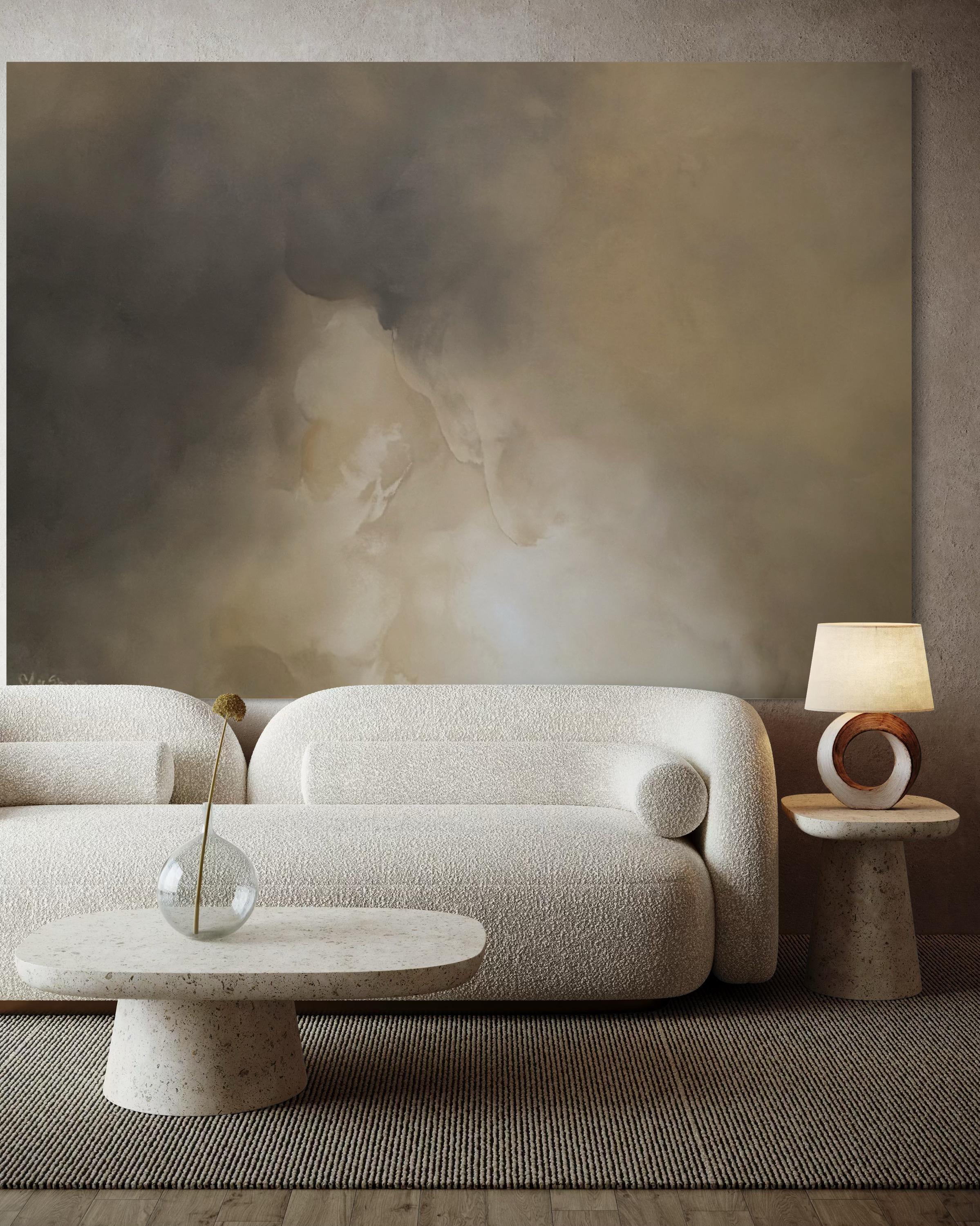 Verschwindendes Licht von Gabriela Azar Schreiner. Zeitgenössische abstrakte Malerei im Angebot 3