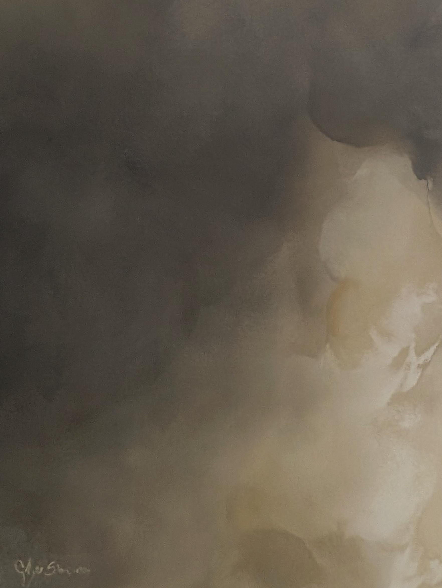 Verschwindendes Licht von Gabriela Azar Schreiner. Zeitgenössische abstrakte Malerei im Angebot 6