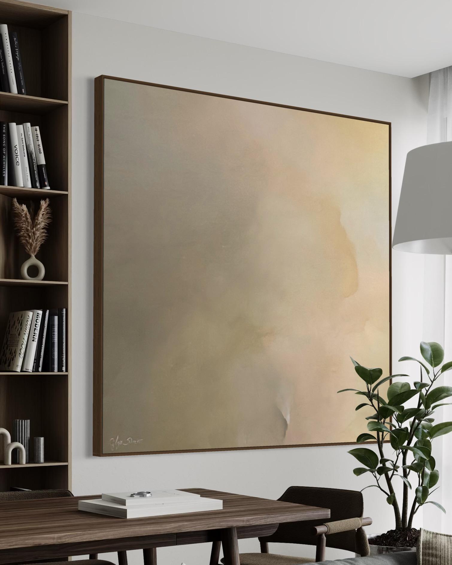 Whispered Horizons  by Gabriela Azar Schreiner. Contemporary abstract Painting For Sale 1