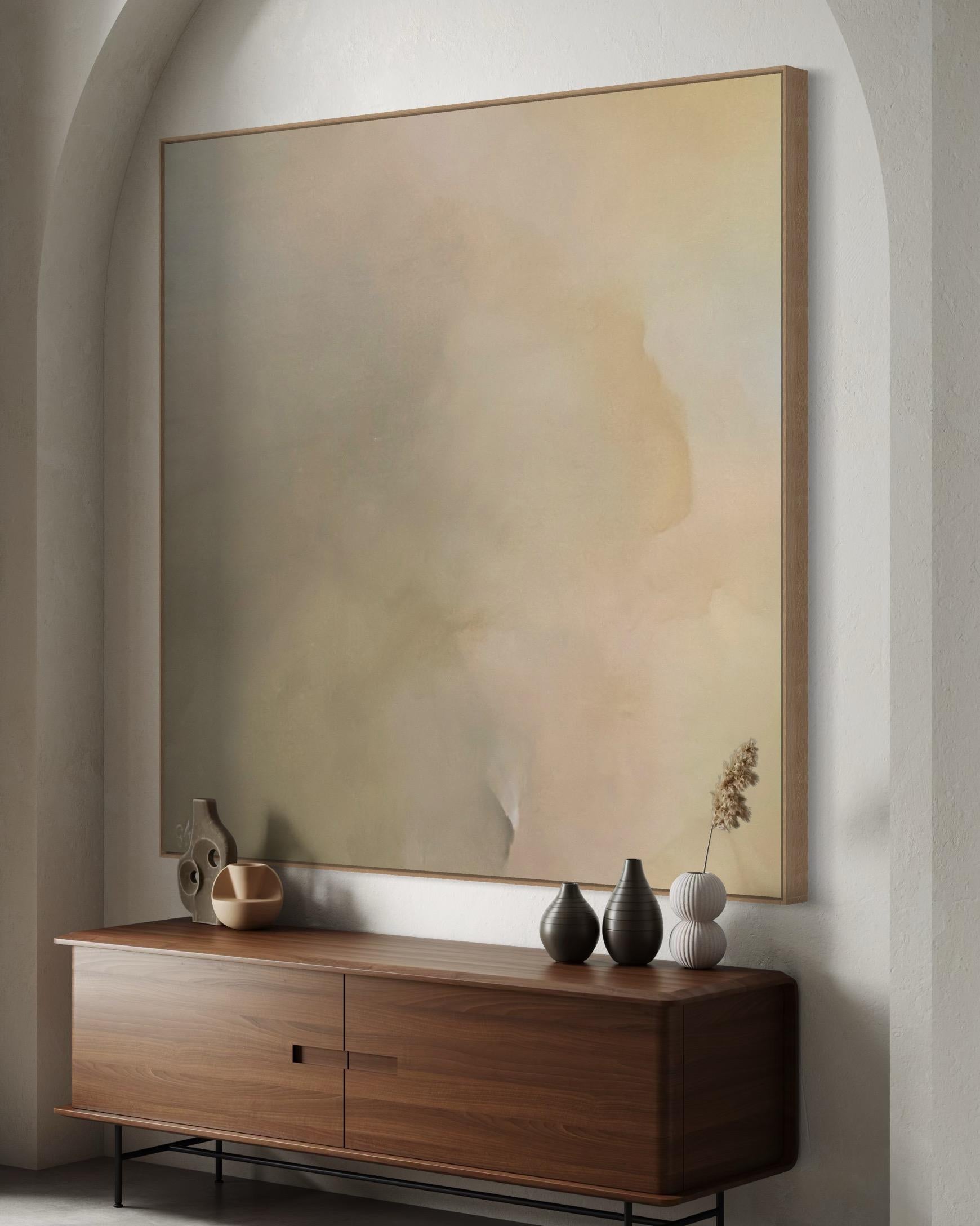 Whispered Horizons  by Gabriela Azar Schreiner. Contemporary abstract Painting For Sale 2