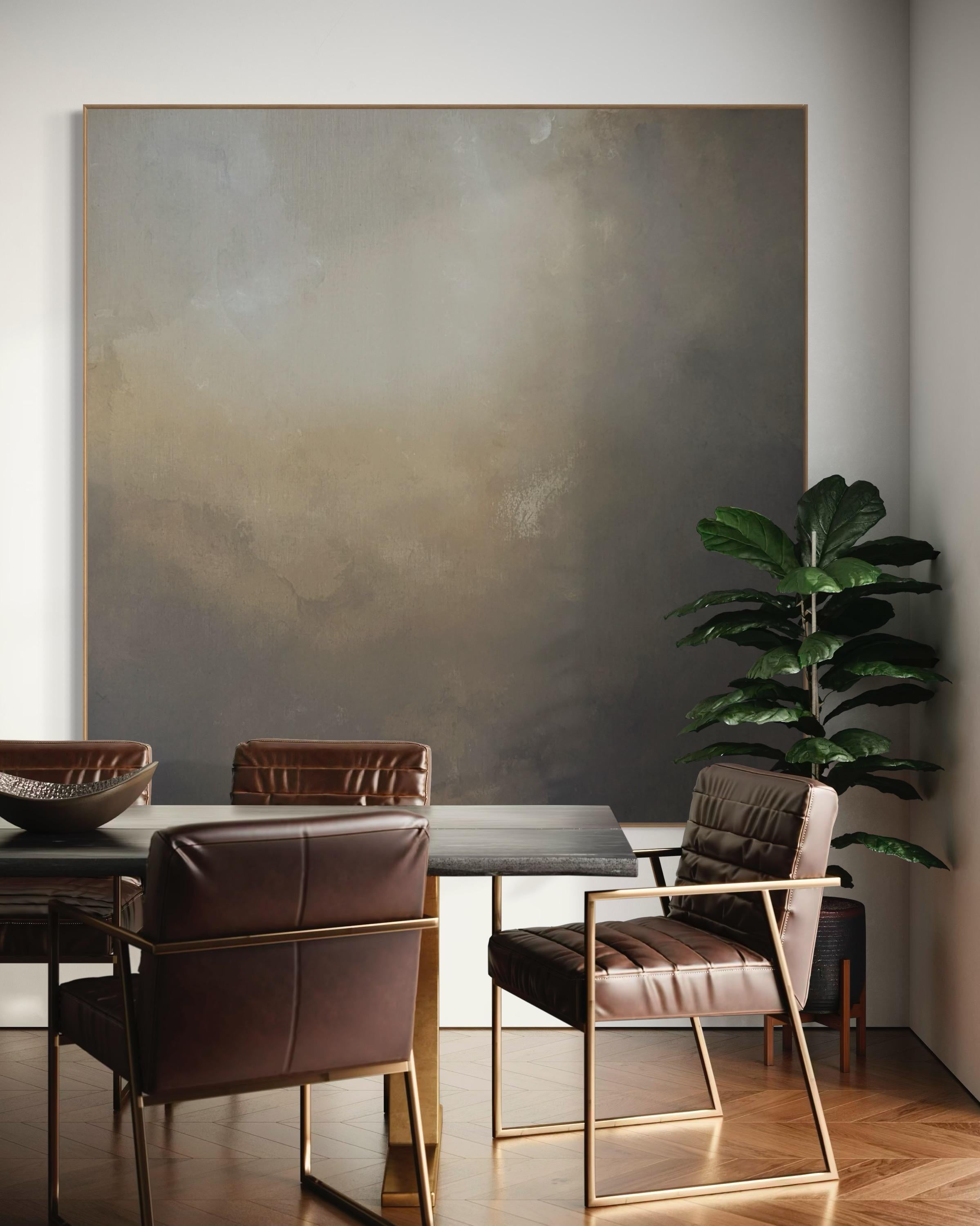 Murmures de la nuit par Gabriela Azar Schreiner. Peinture abstraite contemporaine en vente 4