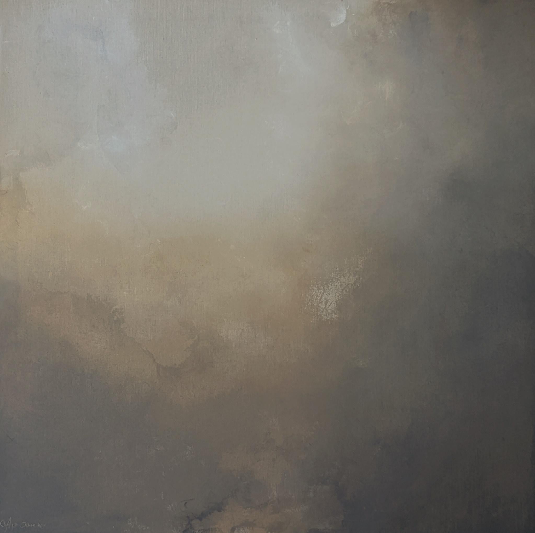Murmures de la nuit par Gabriela Azar Schreiner. Peinture abstraite contemporaine en vente 7
