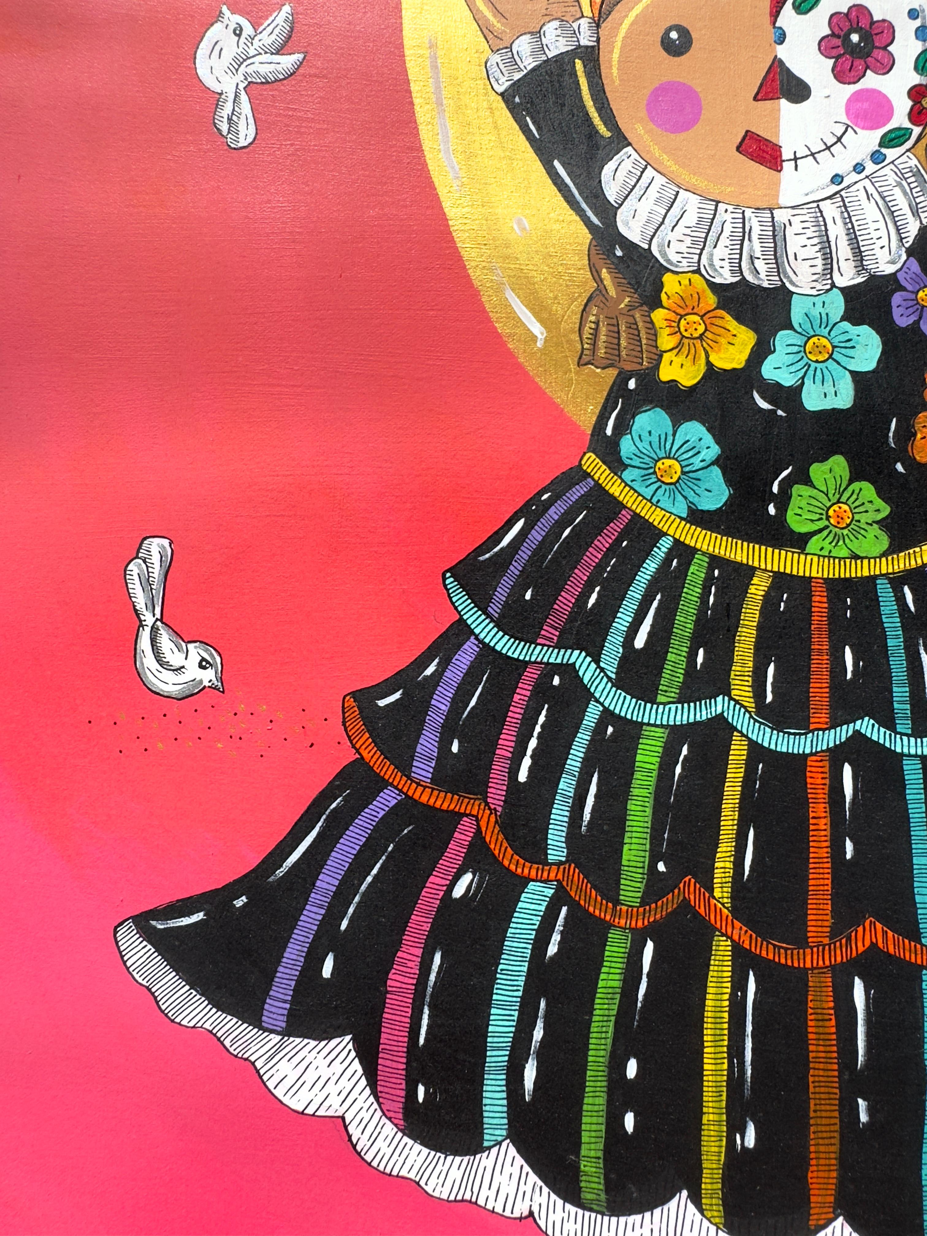 Los Amigos De Lele - Painting Contemporáneo de  Gabriela Fournier 