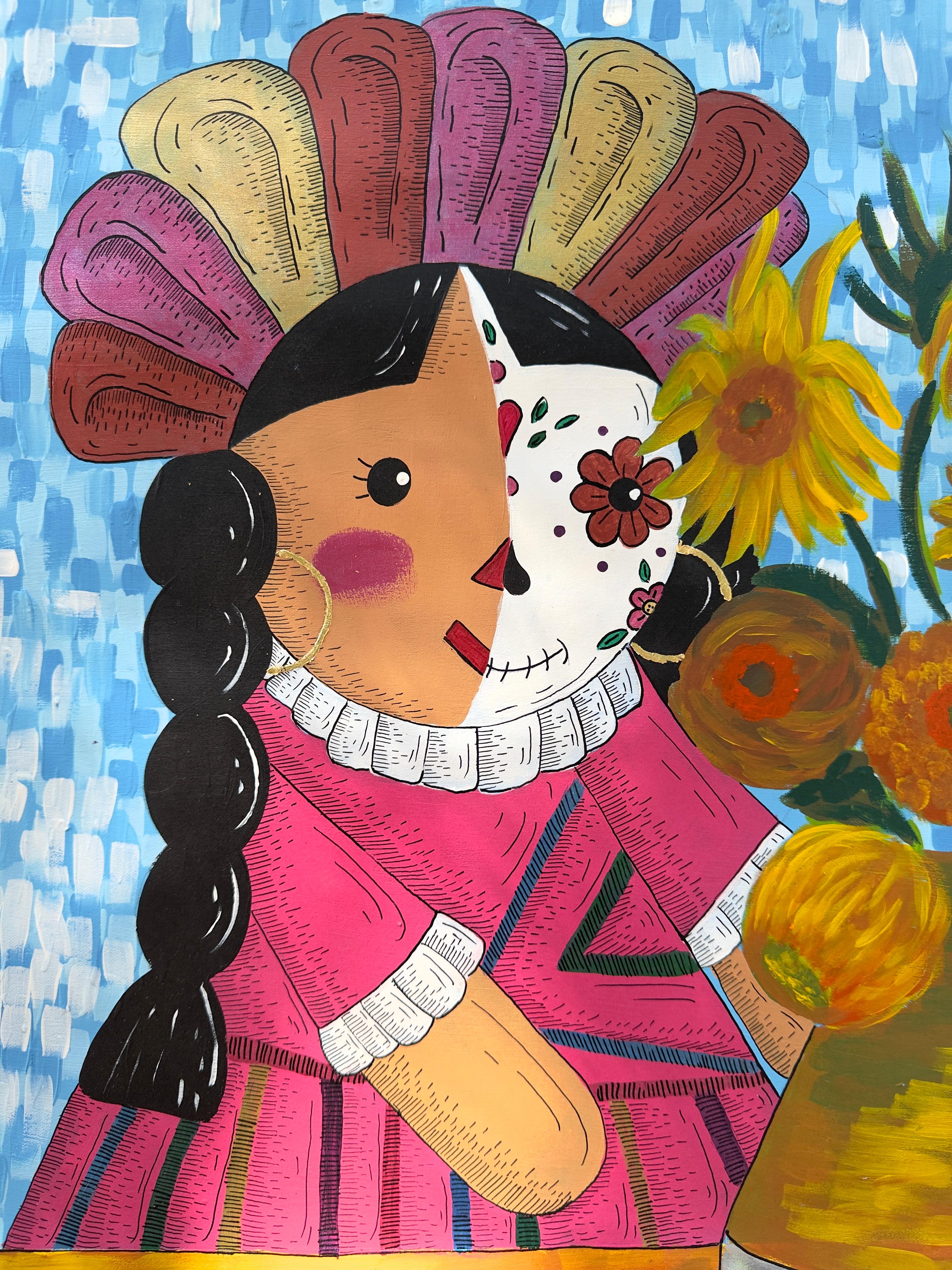 Los Girasoles De Lele - Painting di  Gabriela Fournier 