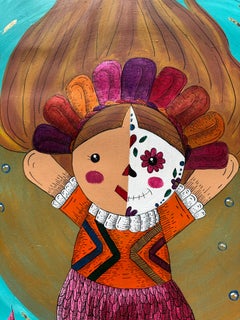 Los Peces De Lele, Lele's Fish Mixed Media