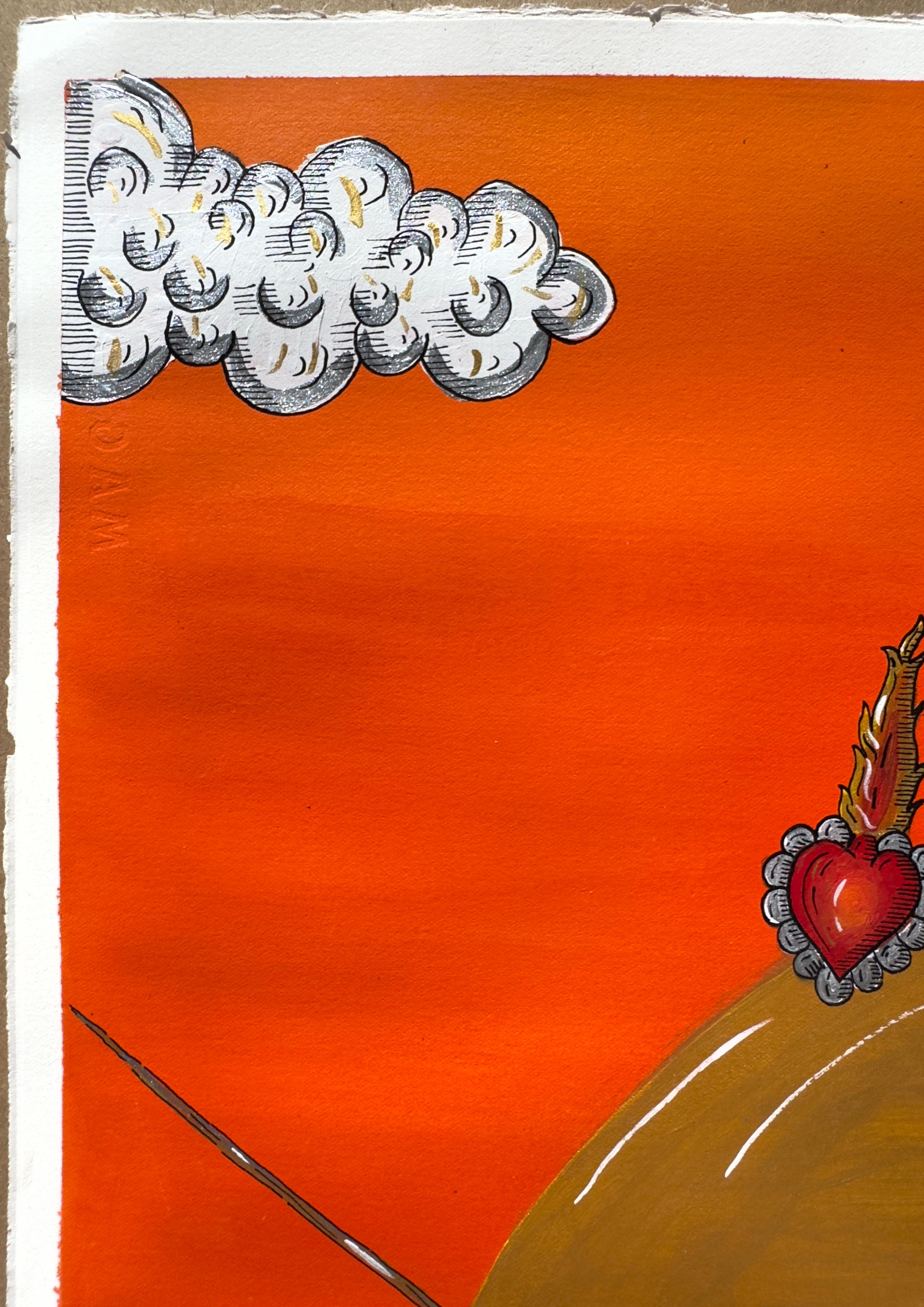Carmesi - Painting Contemporaneo di  Gabriela Fournier 