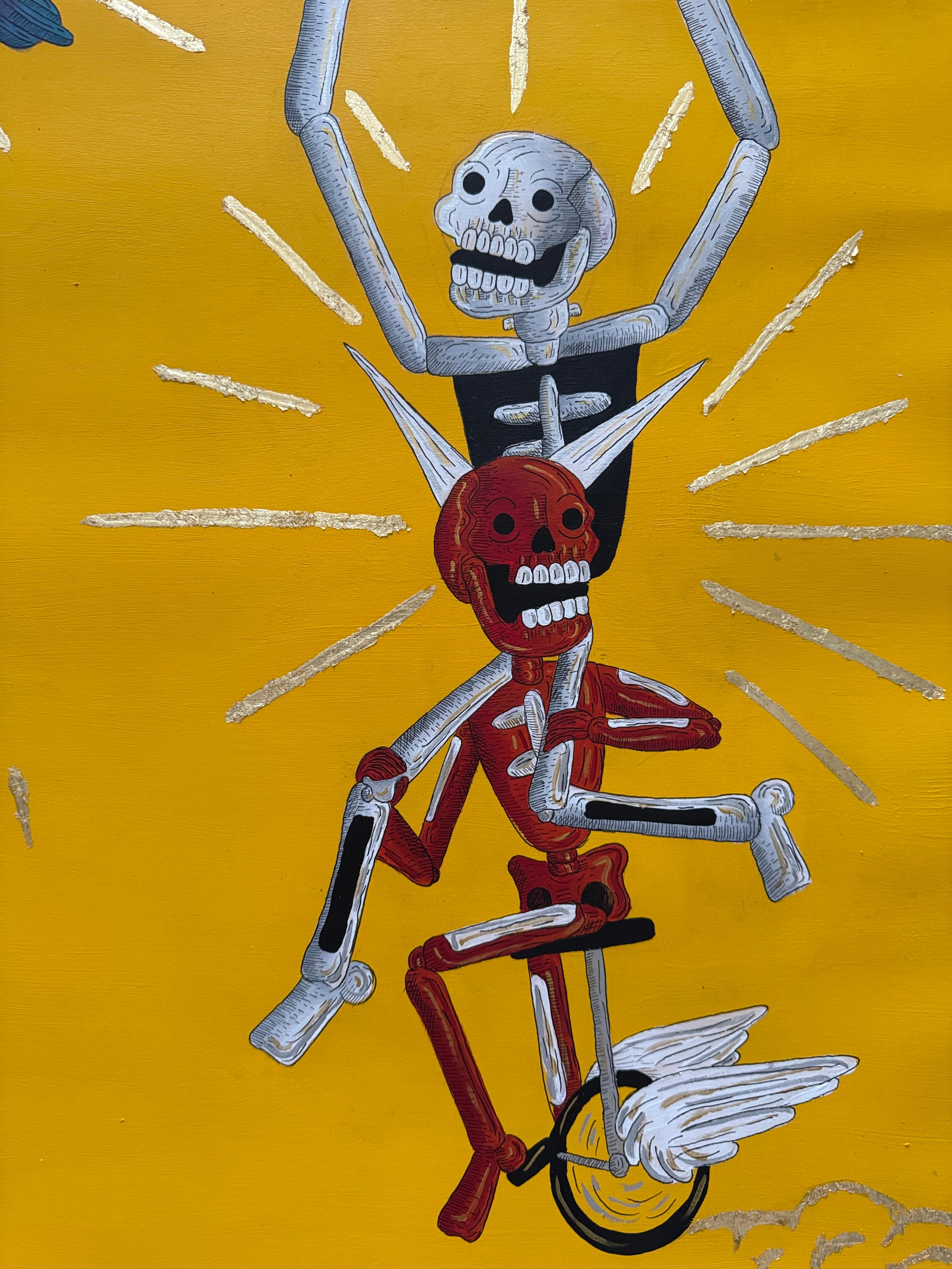 Un Milagrito Volador - Painting Contemporaneo di  Gabriela Fournier 