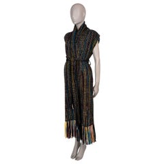 Gabriela Hearst - Giacca a vento in cashmere nero e multi 2022 TANOIRA - S