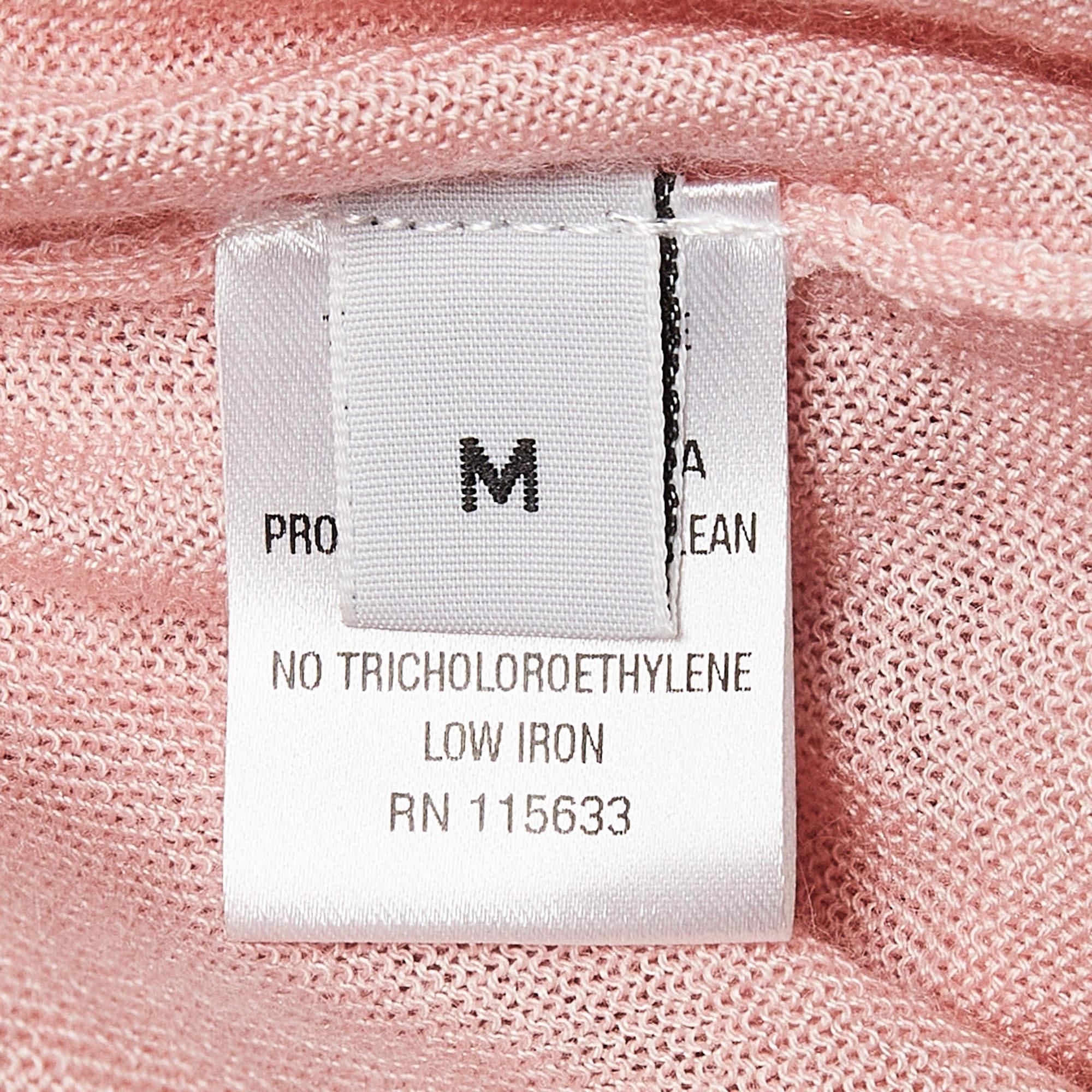 Gabriela Hearst Rollkragenpullover aus Kaschmirmischung in Rosa mit rosa Strick M Damen im Angebot
