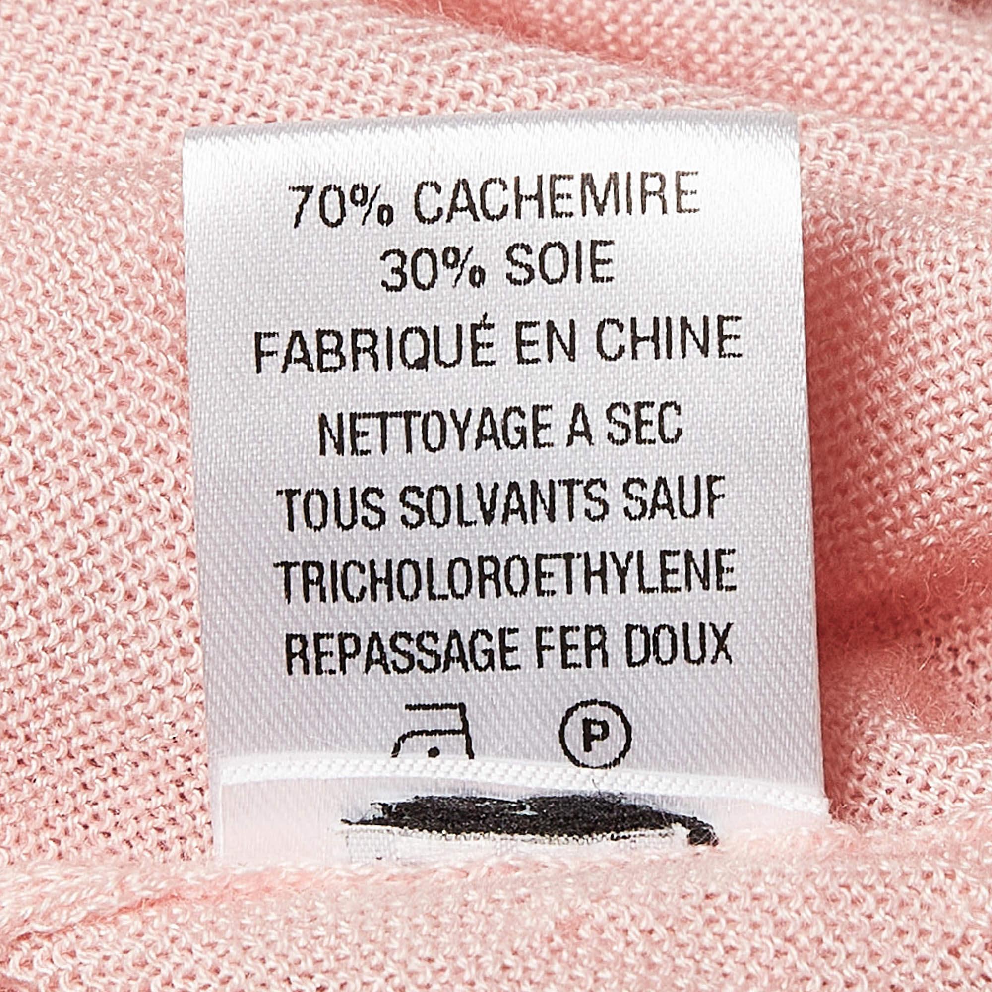 Gabriela Hearst Rollkragenpullover aus Kaschmirmischung in Rosa mit rosa Strick M im Angebot 1