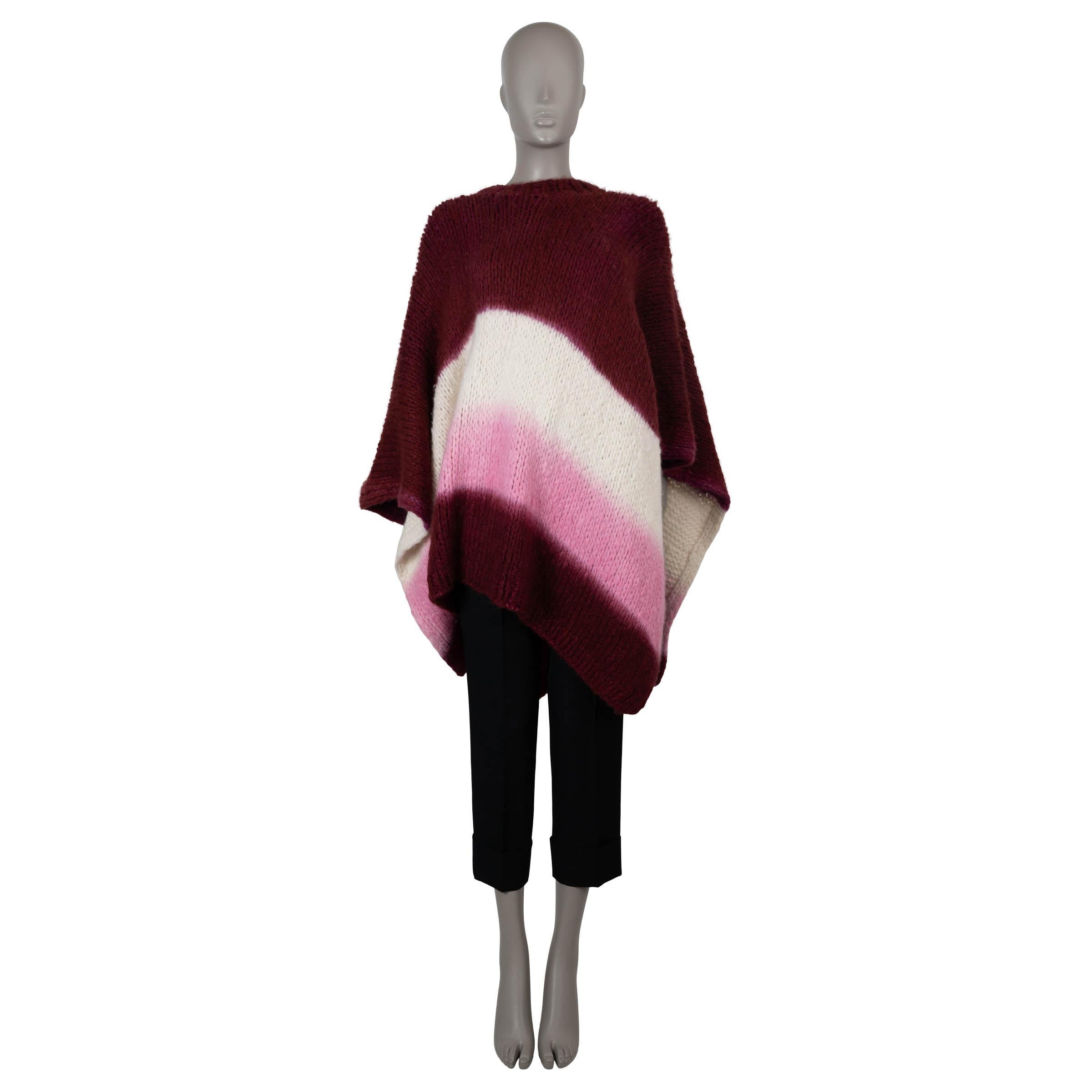 Donna Gabriela Hearst bordeaux in cashmere 2024 LYLA PONCHO Giacca OS in vendita