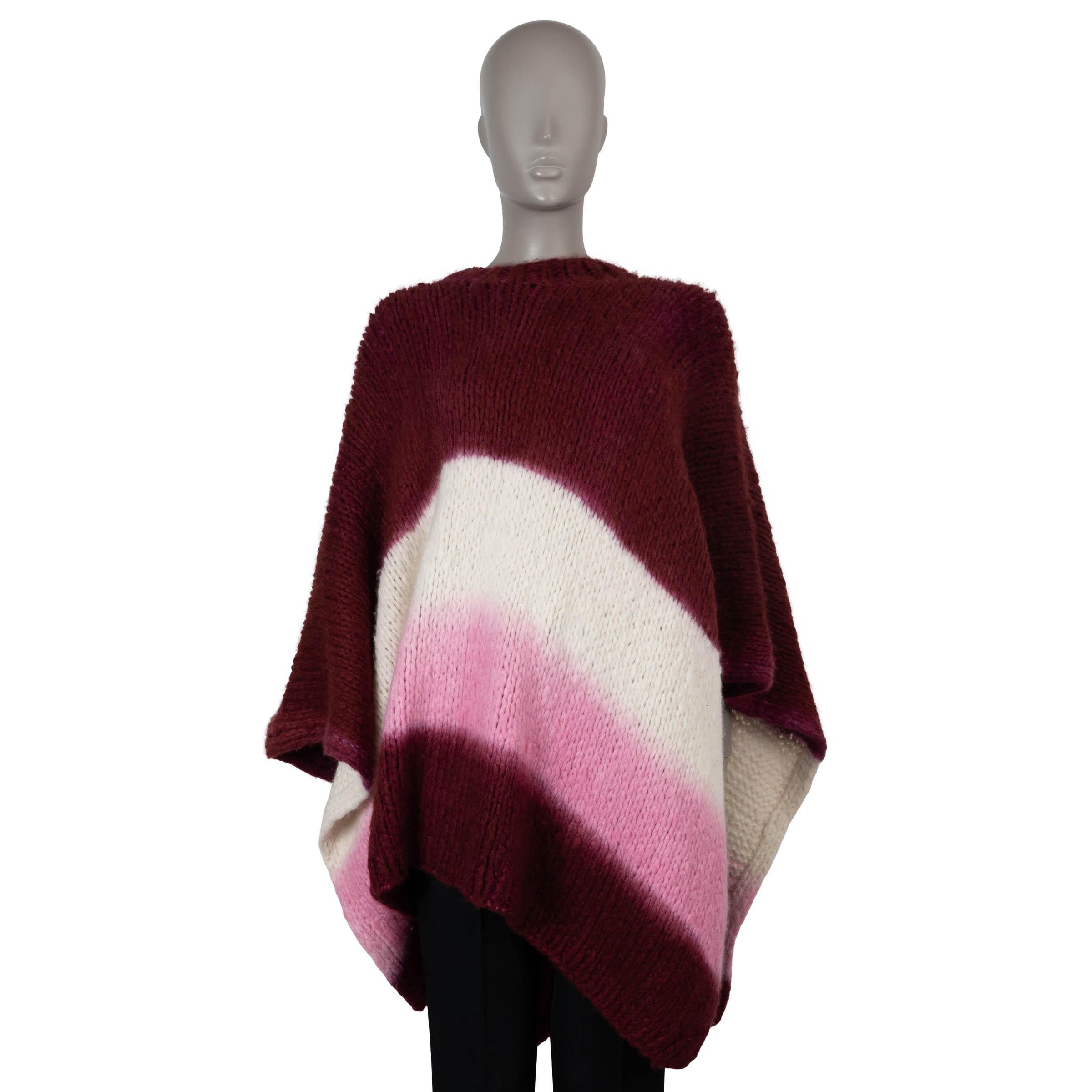 Gabriela Hearst bordeaux in cashmere 2024 LYLA PONCHO Giacca OS in vendita