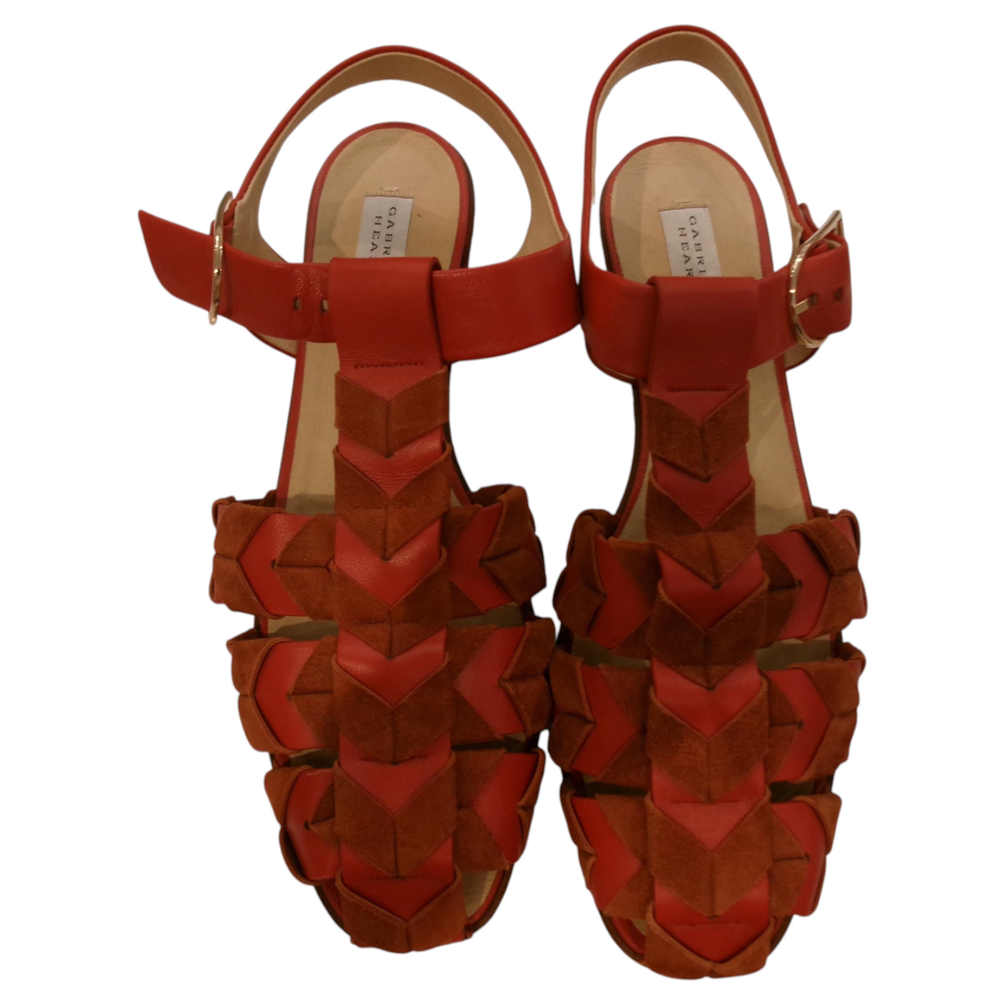 Sandales en cuir Gabriela Hearst. TAILLE 42 en vente