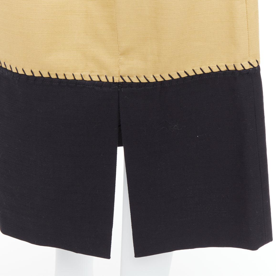 GABRIELA HEARST Lyssa tan cotton black whipstitch design midi skirt IT44 L
Reference: AEMA/A00123
Brand: Gabriela Hearst
Model: Lyssa
Material: Cotton
Color: Tan Brown, Black
Pattern: Solid
Closure: Zip
Lining: Nude Cupro
Extra Details: Side