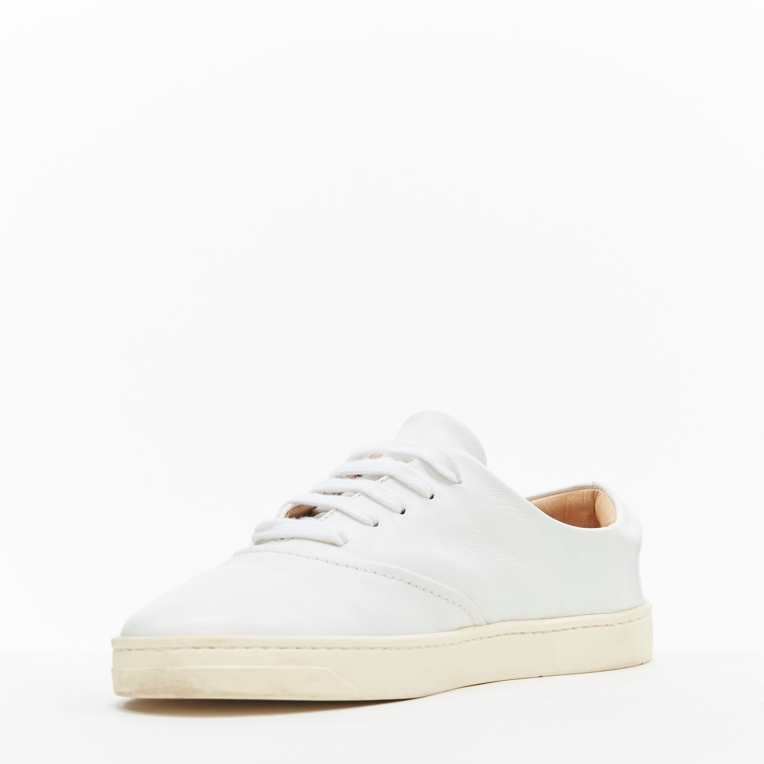 De las mujeres GABRIELA HEARST Marcello minimal zapatillas casual bajas de piel blanca EU38