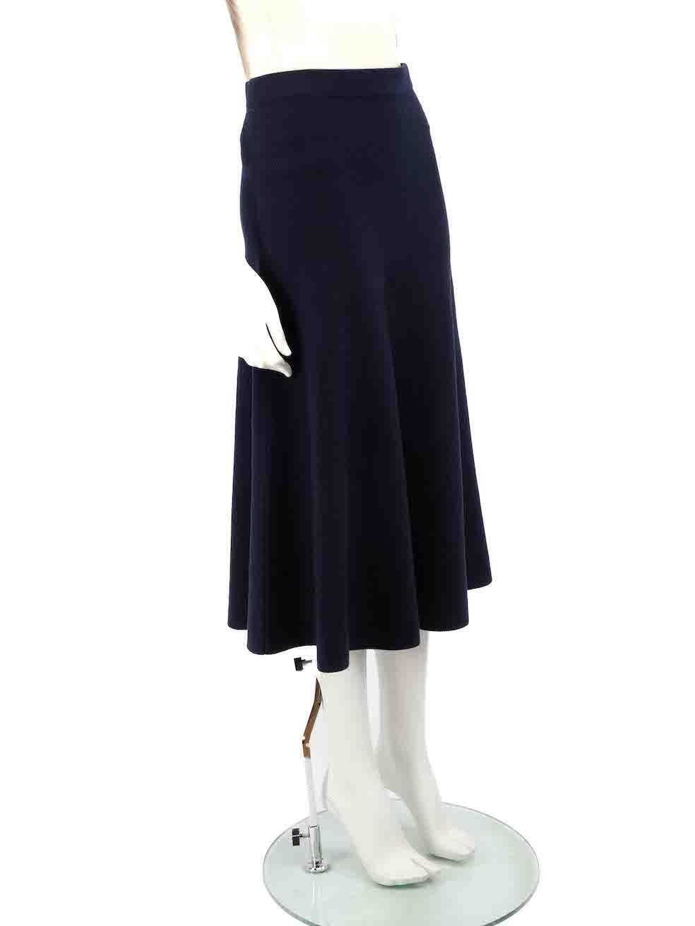 CONDITION is Very good. Hardly any visible wear to skirt is evident on this used Gabriela Hearst designer resale item.
 
 
 
 Details
 
 
 Navy
 
 Wool
 
 Knit skirt
 
 Midi
 
 Elasticated waistband
 
 
 
 
 
 Composition
 
 86% Wool, 10% Cashmere,