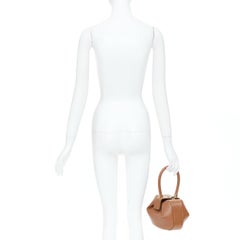 GABRIELA HEARST Nina Medium cognac smooth Italian nappa leather top handle bag