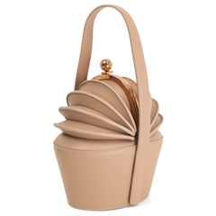 GABRIELA HEARST nude pink leather JANE Bucket Bag