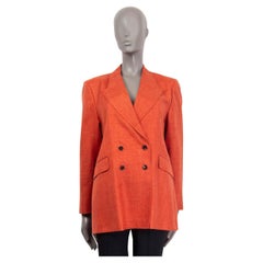 GABRIELA HEARST orange wool ANGELA Blazer Jacket 48 XXL