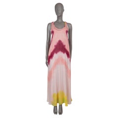GABRIELA HEARST pink cashmere 2024 NIKI TIE-DYE MAXI Dress 38 XS