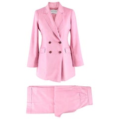 Gabriela Hearst Pink Trousers Suit UK 10, IT 42