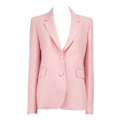 Gabriela Hearst Blazer a medida de lana rosa Talla XL