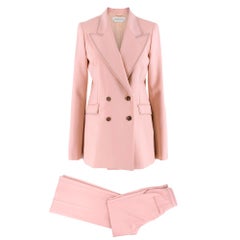 Gabriela Hearst Sophie single-breasted wool & silk-blend suit set UK 8