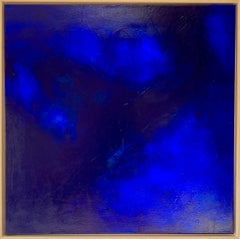 Pittura astratta Mare blu I Pigmenti Artista contemporanea Gabriela Meunie