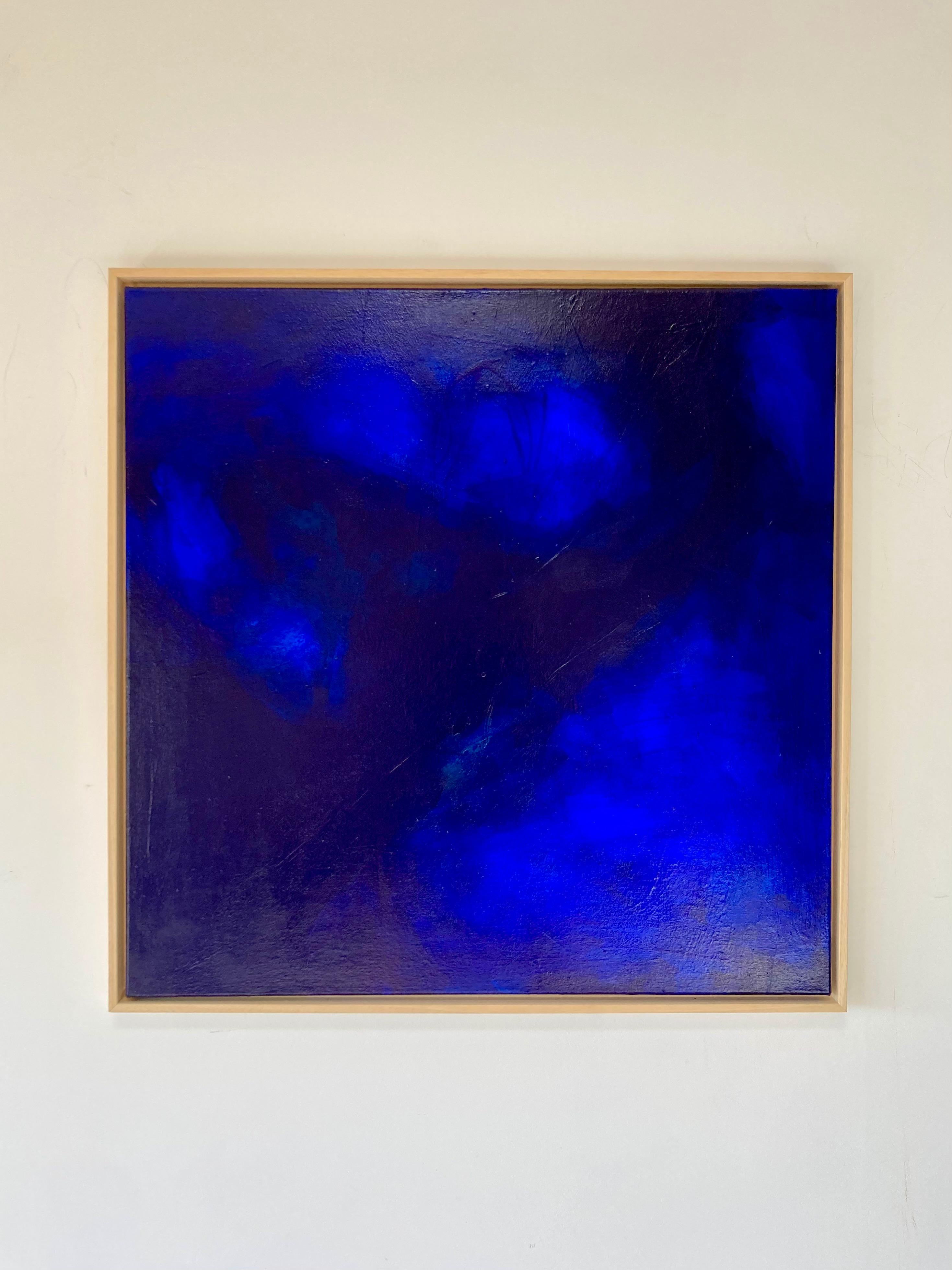 Peinture abstraite Mer bleue I Pigments Artistics Contemporary Gabriela Meunie en vente 2