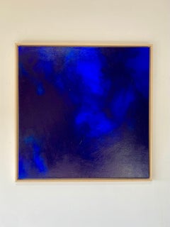 Abstrakte Malerei Blaues Meer III Pigmente Zeitgenössische Künstlerin Gabriela Meunie 2024