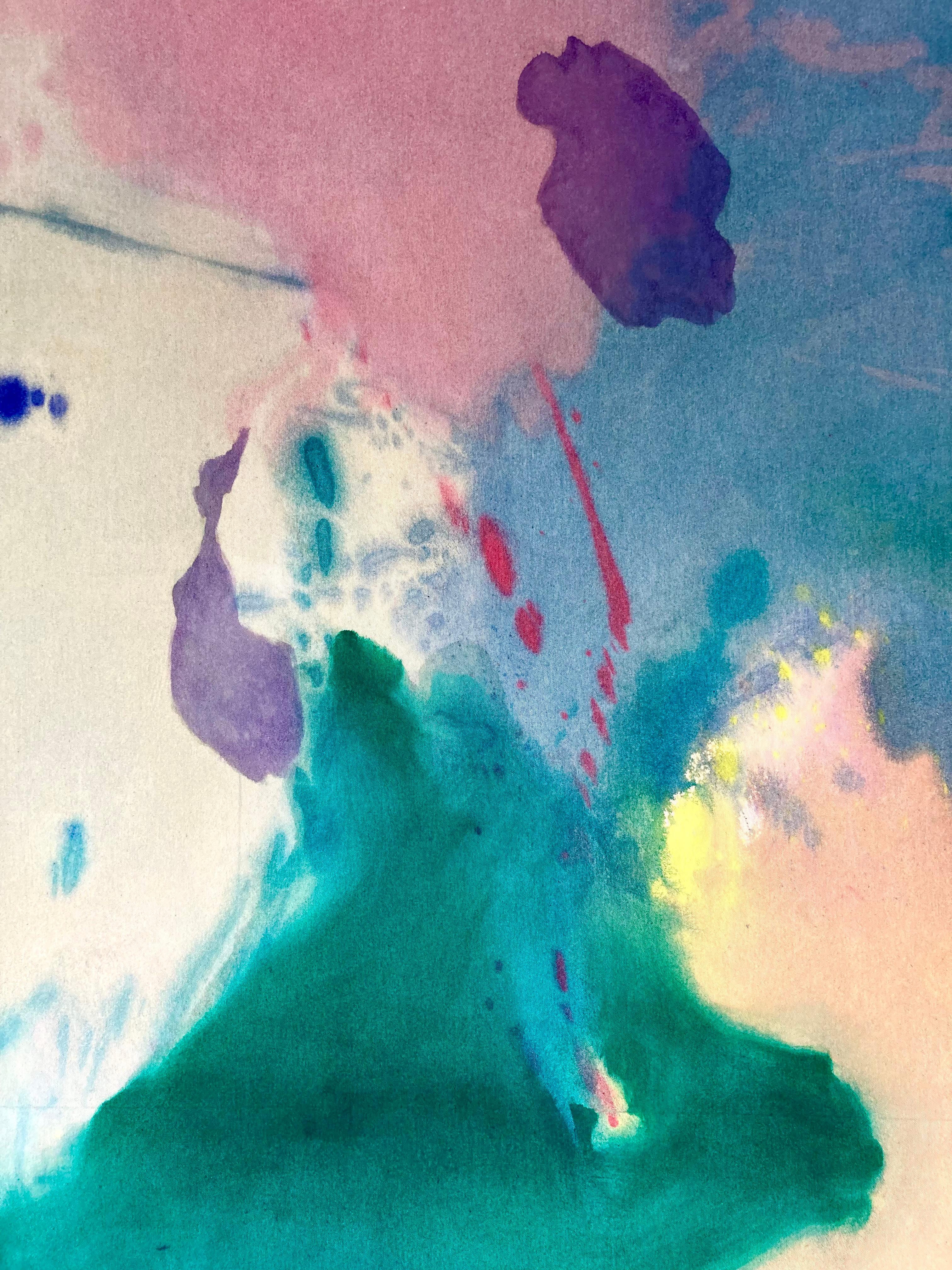 Pittura astratta Magenta dell'artista contemporanea Gabriela Meunie 2024 in vendita 1