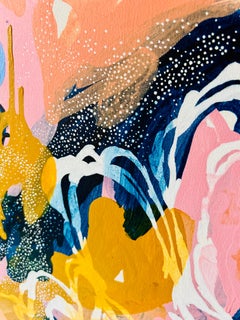 Resiliente: Abstract Impressionist Painting in Acrylic and Watercolor