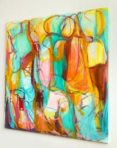 Contemporary painting, 'Luminous', by Gabriela Tolomei