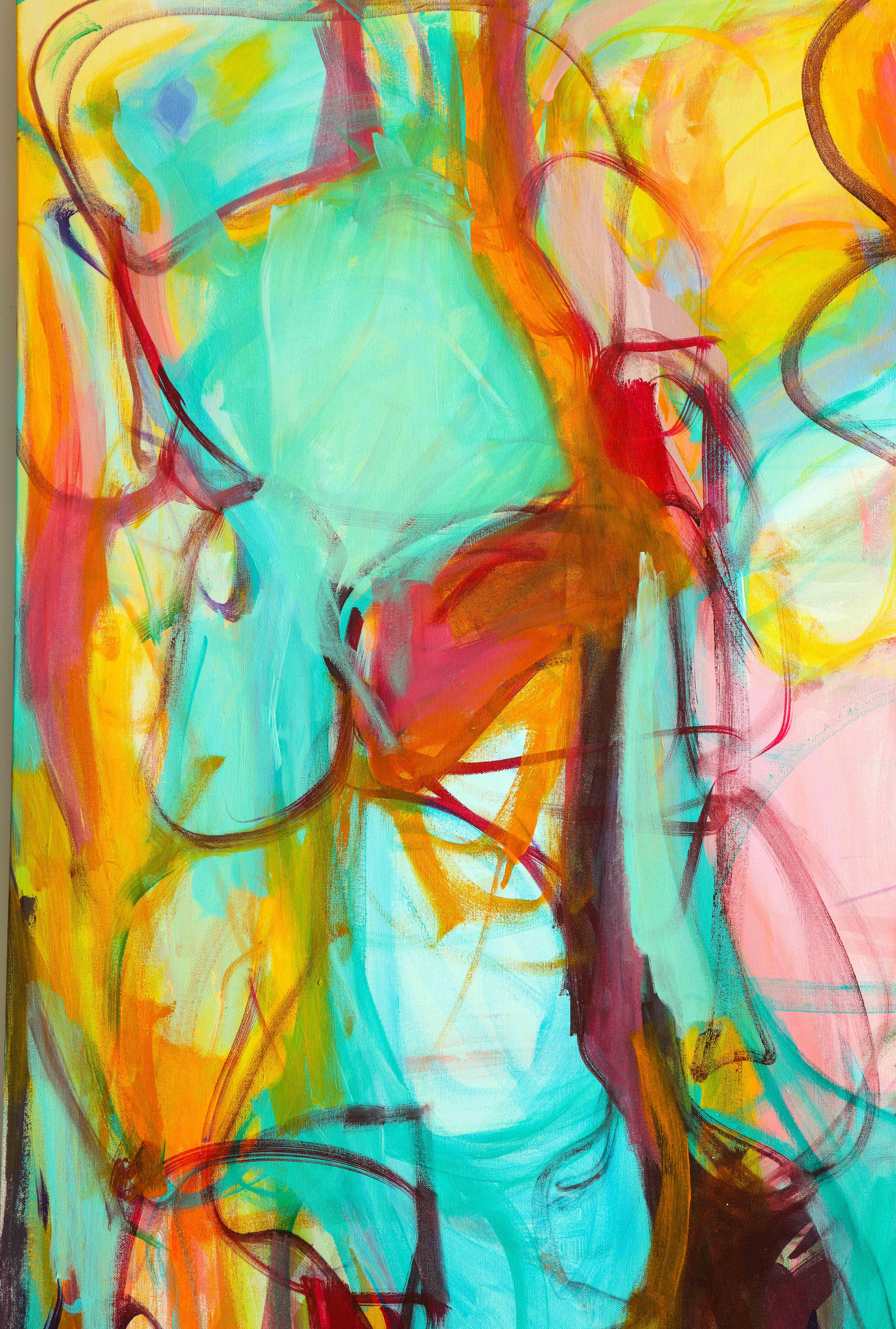 Contemporary painting, 'Luminous', by Gabriela Tolomei For Sale 4