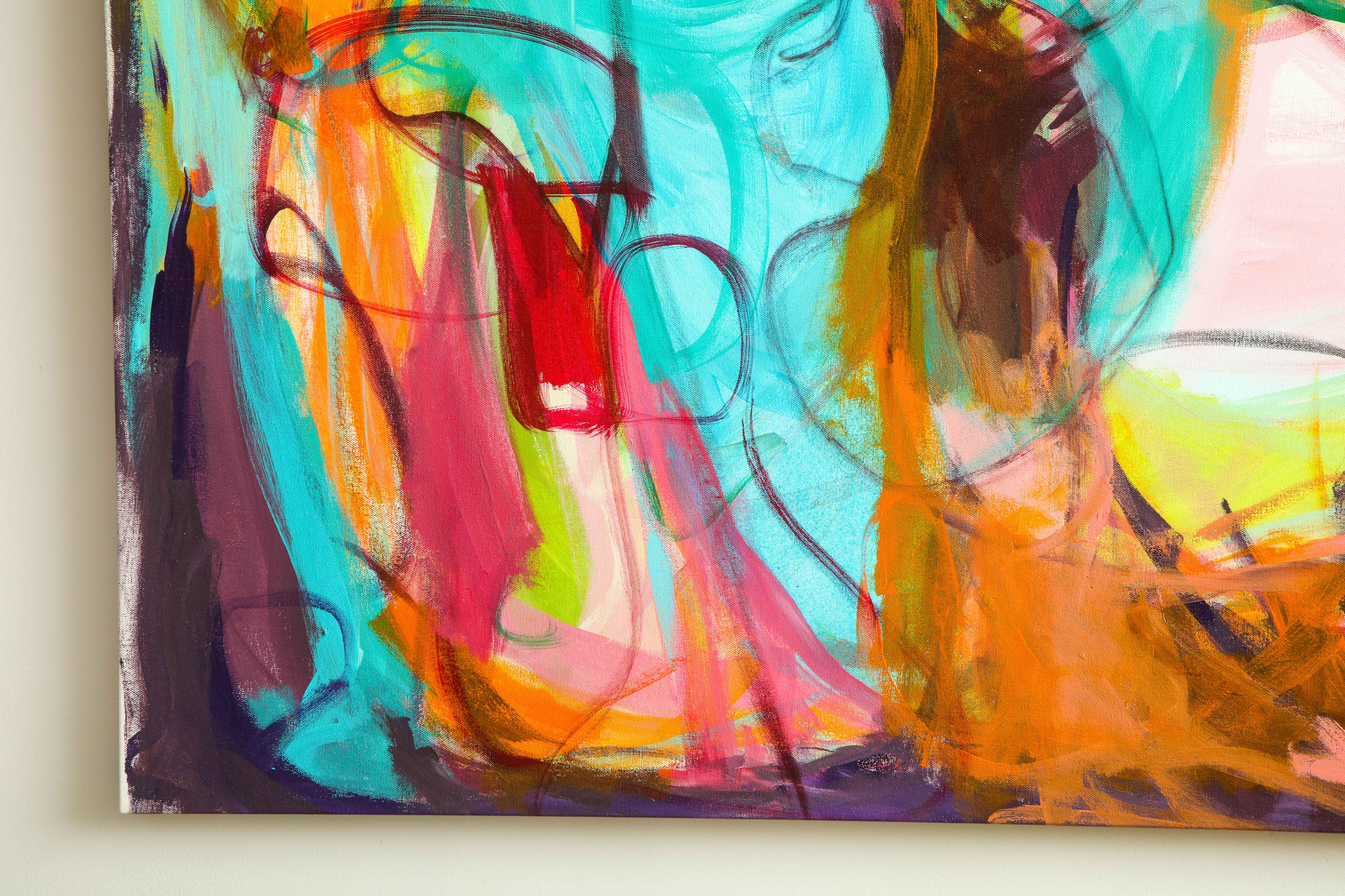 Contemporary painting, 'Luminous', by Gabriela Tolomei For Sale 8