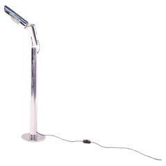 Gabriele D'Alli Lampadaire chromé modèle Cobra pour Francesconi, années 1970