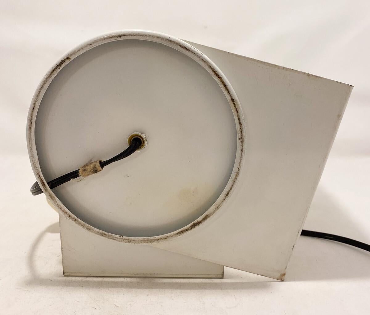 18th Century and Earlier GABRIELE D'ALI for Francesconi Brescia, table lamp, aluminium, designed 1965 For Sale