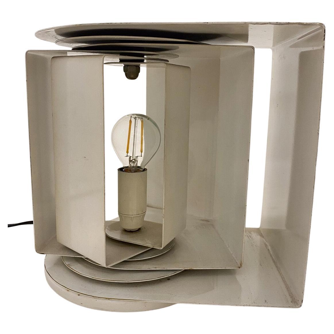 GABRIELE D'ALI für Francesconi Brescia, Tischlampe, Aluminium, entworfen 1965