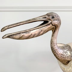 Gabriella Binazzi Sterling Silver and Melo Melo Shell Pelican