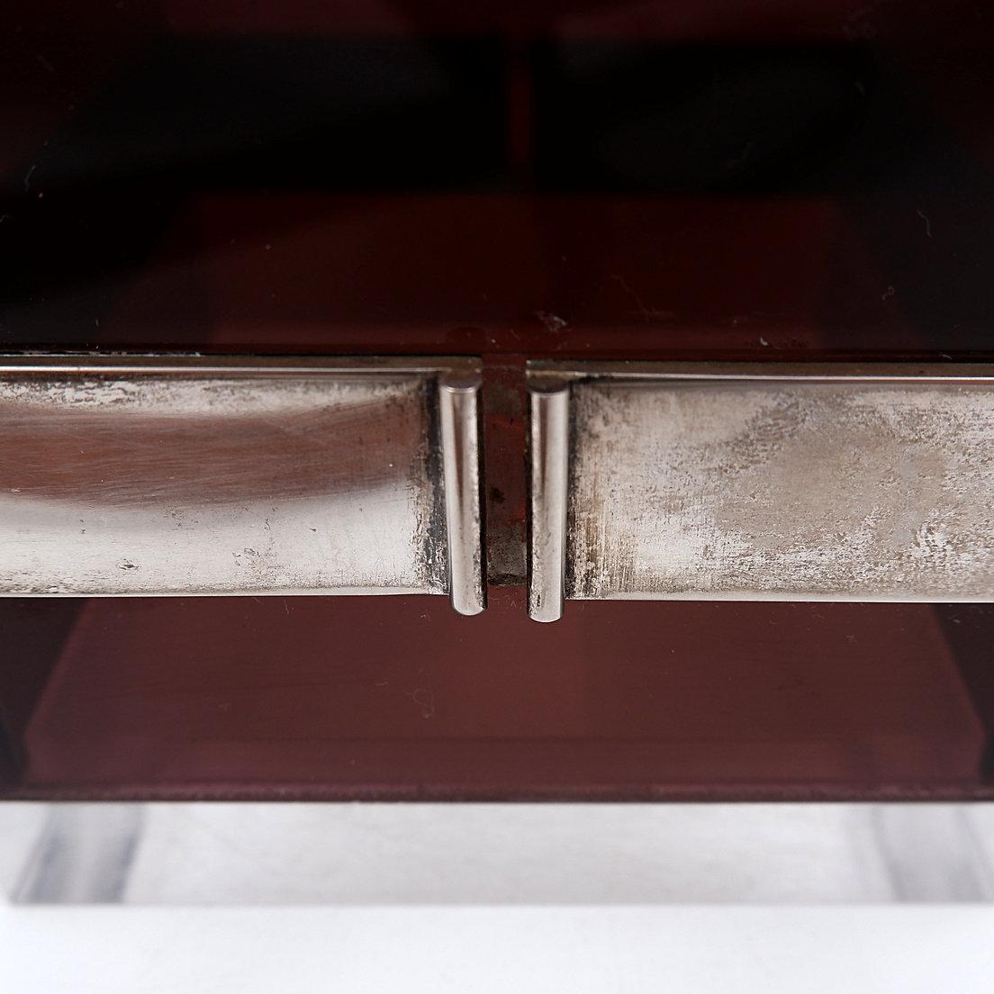 Gabriella Crespi attr. Lucite and Silver Box, Italy, 1970's For Sale 2