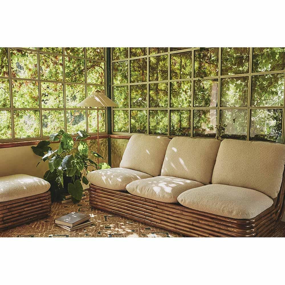 Gabriella Crespi Bohemian 72 Sofa Diagonal Bouclé Dedar 007 for GUBI In New Condition For Sale In New York, NY