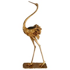 Gabriella Crespi Scultura di struzzo in bronzo